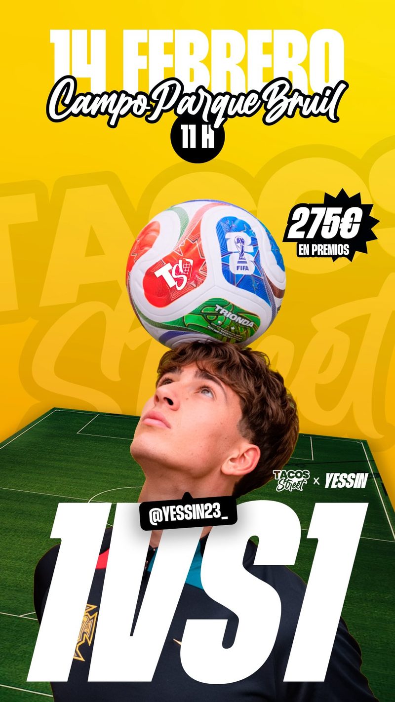 Torneo 1v1 futbol Parque Bruil